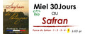Miel 30Jours au Safran, 220g - L'indispensable de l'automne - Programme 30 Jours de bien-être.