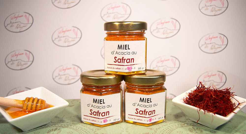 Miel d'Acacia au Safran 225g
