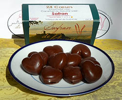 Safran de Polignac. Gamme de confitures et de miels au safran.