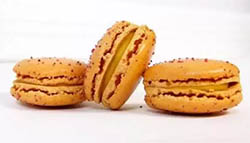 Safran de Polignac. Gamme de Macarons au safran.